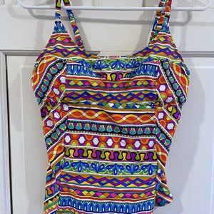 Trina Turk Peruvian Stripe Tankini top and bottom